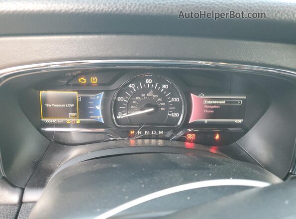 5LMJJ3HT8GEL08184 2016 LINCOLN NAVIGATOR Black Widok zestawu wskaźników