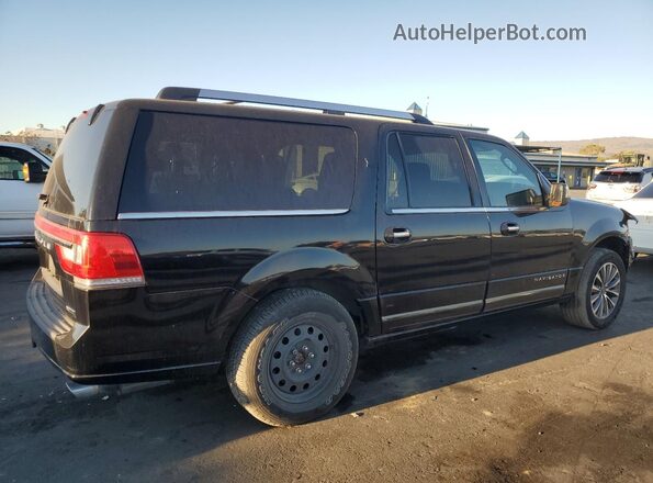 5LMJJ3HT8GEL08184 2016 LINCOLN NAVIGATOR Black Tył prawy