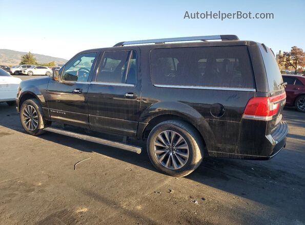 5LMJJ3HT8GEL08184 2016 LINCOLN NAVIGATOR Black Tył lewy