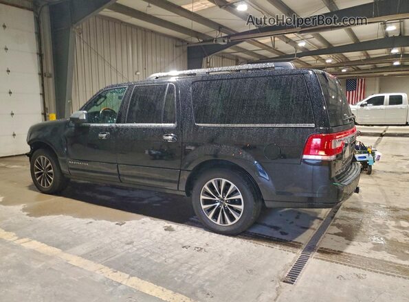 5LMJJ3JT3GEL03579 2016 LINCOLN NAVIGATOR Black Trasero izquierdo