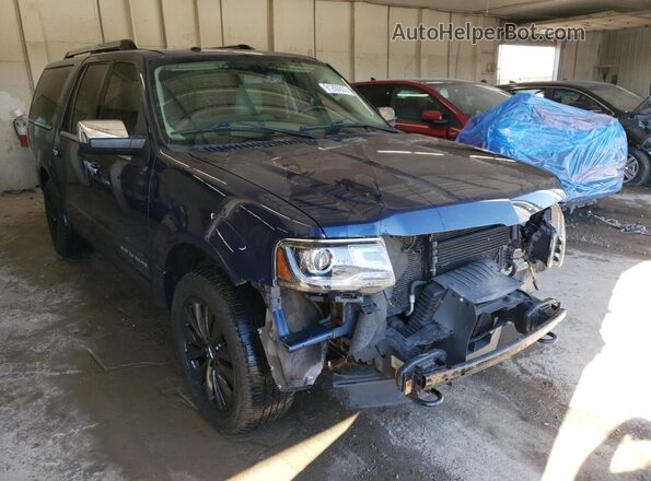 5LMJJ3JT5HEL04475 2017 LINCOLN NAVIGATOR Синий Передняя правая четверть