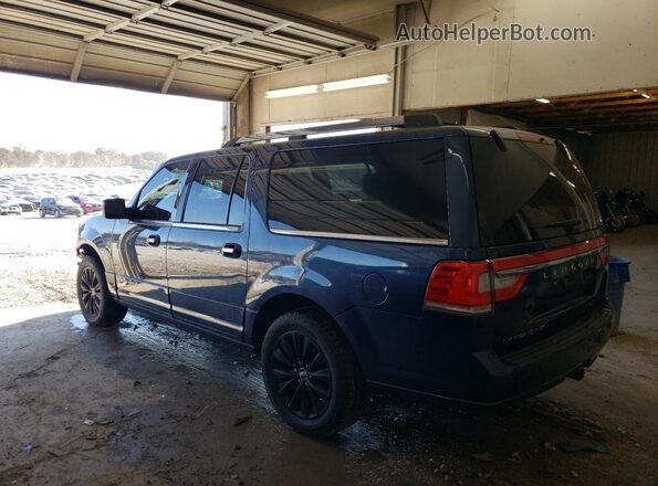 5LMJJ3JT5HEL04475 2017 LINCOLN NAVIGATOR Синий Задняя левая четверть