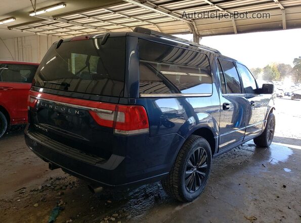 5LMJJ3JT5HEL04475 2017 LINCOLN NAVIGATOR Синий Задняя правая четверть