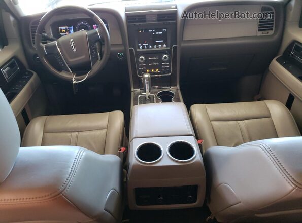 5LMJJ3JT5HEL04475 2017 LINCOLN NAVIGATOR Синий Вид панели приборов