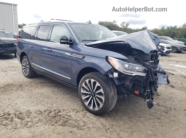 5LMJJ3LG6PEL06444 2023 LINCOLN NAVIGATOR Blue Delantero derecho