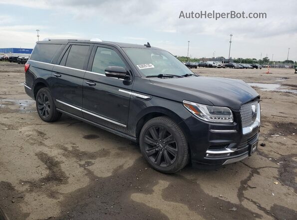 5LMJJ3LT1LEL09582 2020 LINCOLN NAVIGATOR Black Przód prawy