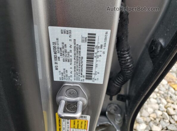 5LMPJ8K47RJ797700 2024 LINCOLN NAUTILUS Gray Vista de la etiqueta del VIN