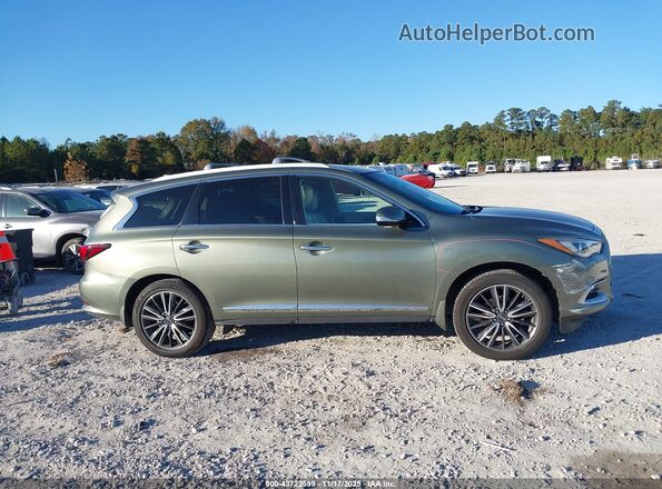 5N1AL0MM6GC505070 2016 INFINITI QX60 Green Вид задньої частини салону