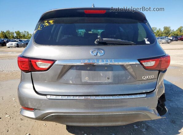 5N1AL0MM8GC502624 2016 INFINITI QX60 Silver Հետևի տեսք