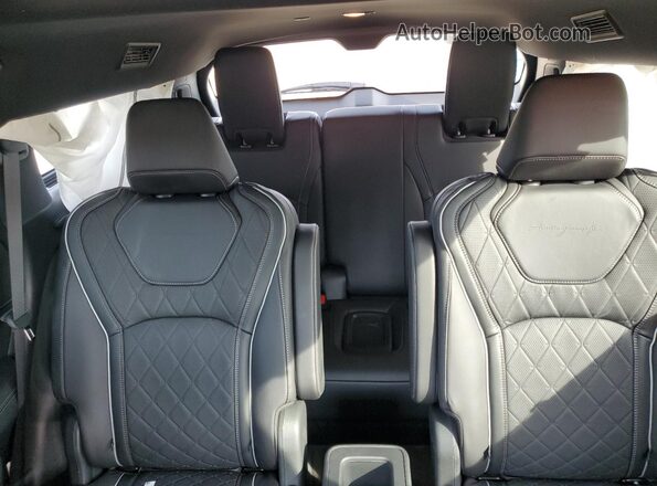 5N1AL1HU8SC335710 2025 INFINITI QX60 Charcoal უკანა სავარძლების ხედი