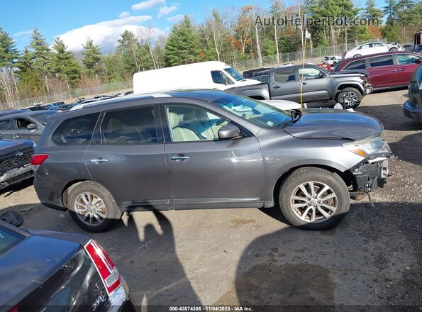 5N1AR2MM5GC642222 2016 NISSAN PATHFINDER Gray Widok wnętrza 360 stopni