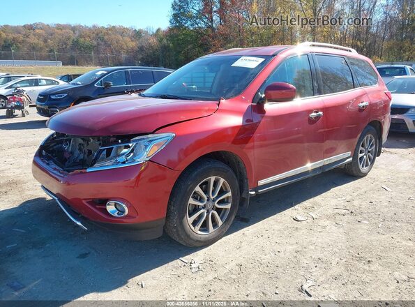 5N1AR2MM7GC655411 2016 NISSAN PATHFINDER Red Front left