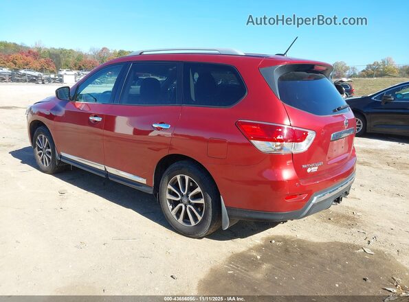 5N1AR2MM7GC655411 2016 NISSAN PATHFINDER Red Rear left