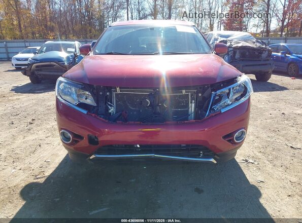 5N1AR2MM7GC655411 2016 NISSAN PATHFINDER Red Front view