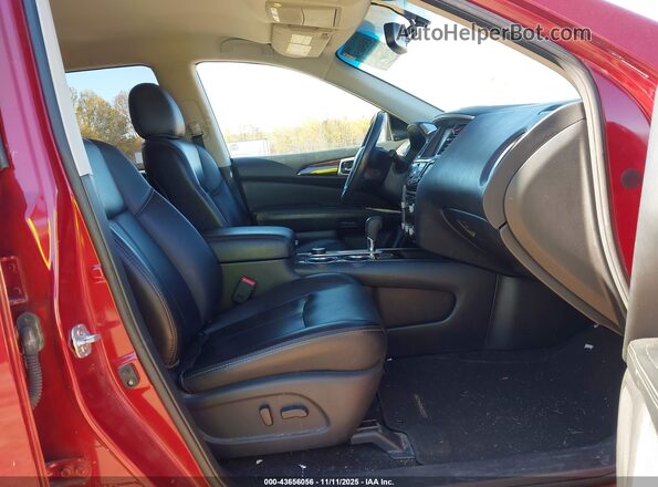 5N1AR2MM7GC655411 2016 NISSAN PATHFINDER Red Front interior view