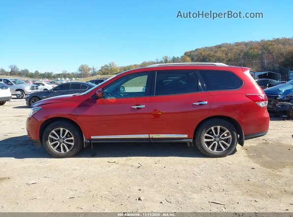 5N1AR2MM7GC655411 2016 NISSAN PATHFINDER Red 360 interior view