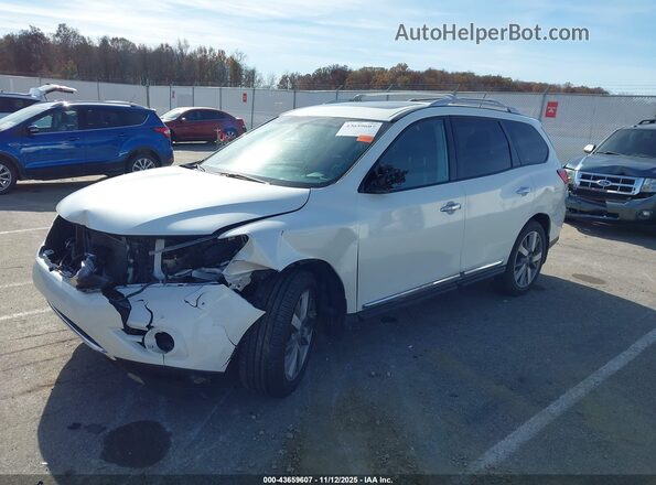 5N1AR2MMXGC617137 2016 NISSAN PATHFINDER White წინა მარცხენა ხედი სამი მეოთხედიდან