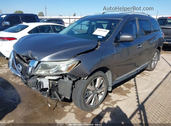 5N1AR2MN3GC643006 2016 NISSAN PATHFINDER Gray Przód lewy
