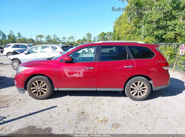 5N1AR2MN8GC607828 2016 NISSAN PATHFINDER Красный Панорамный вид салона 360°