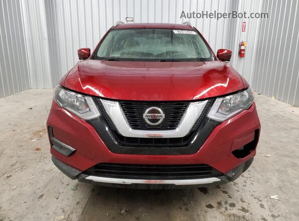 5N1AT2MT2JC748501 2018 NISSAN ROGUE Red Widok z przodu