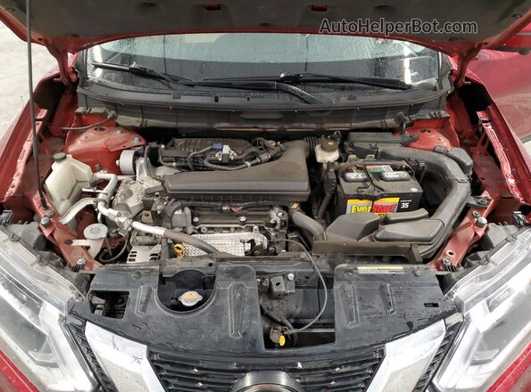 5N1AT2MT2JC748501 2018 NISSAN ROGUE Red Widok komory silnika