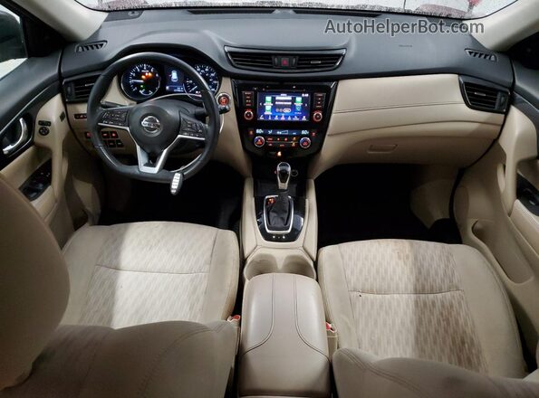 5N1AT2MT2JC748501 2018 NISSAN ROGUE Red Widok deski rozdzielczej