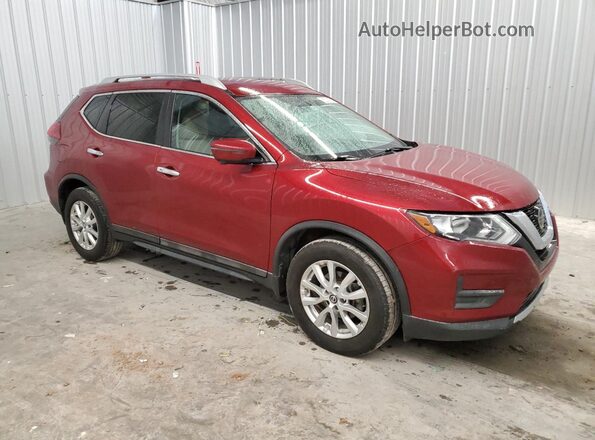 5N1AT2MT2JC748501 2018 NISSAN ROGUE Red Przód prawy