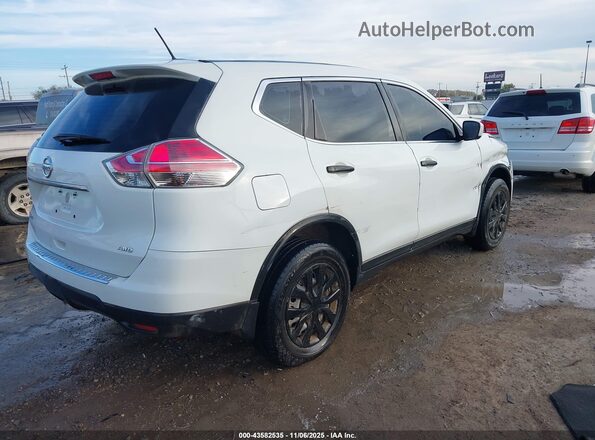 5N1AT2MV2GC918981 2016 NISSAN ROGUE White Задня права чверть