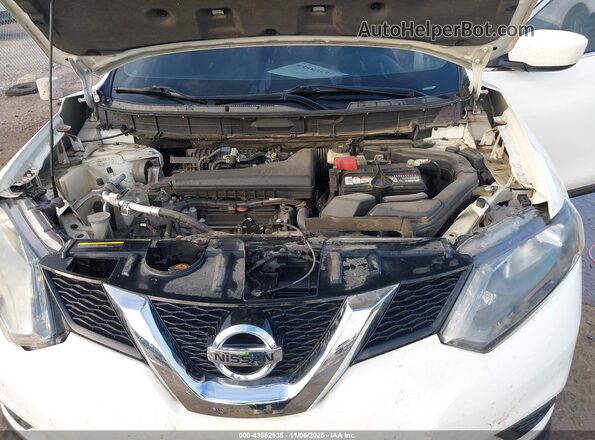 5N1AT2MV2GC918981 2016 NISSAN ROGUE White Вид ззаду