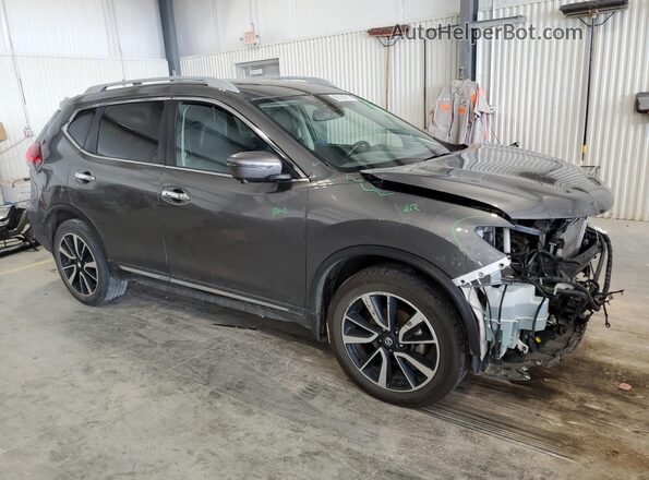 5N1AT2MV2KC787432 2019 NISSAN ROGUE Серебряный Передняя правая четверть