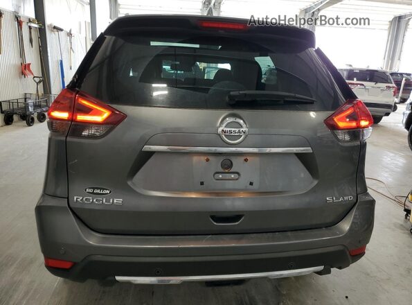 5N1AT2MV2KC787432 2019 NISSAN ROGUE Серебряный Вид сзади