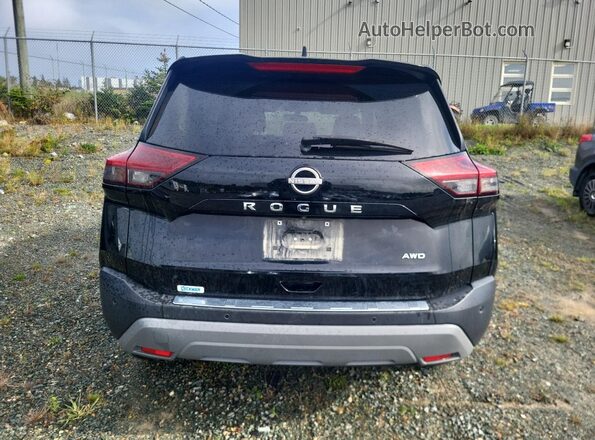 5N1AT3ABXPC736719 2023 NISSAN ROGUE Black Вид ззаду