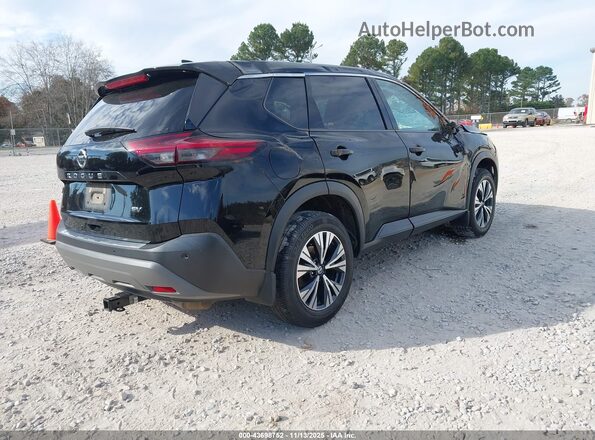 5N1AT3BA8MC673749 2021 NISSAN ROGUE Black Rear right