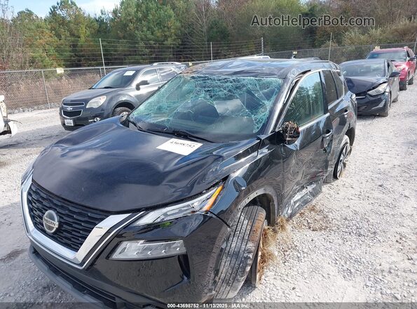 5N1AT3BA8MC673749 2021 NISSAN ROGUE Black Front view