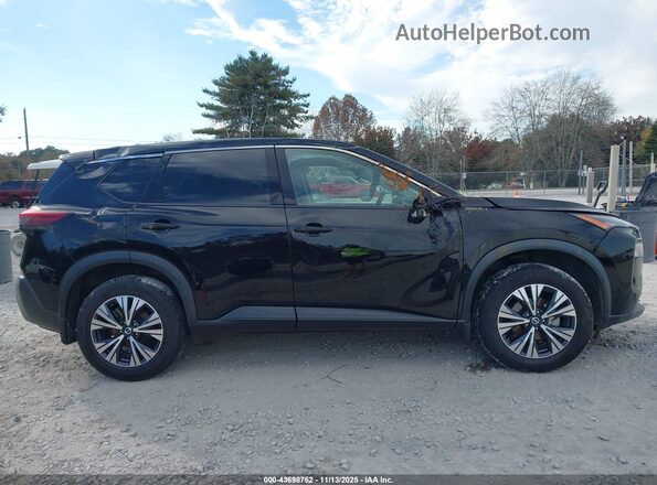 5N1AT3BA8MC673749 2021 NISSAN ROGUE Black Instrument cluster view