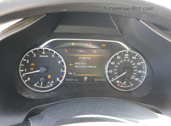 5N1AZ2AS1MC104079 2021 NISSAN MURANO Черный Вид щитка приборов