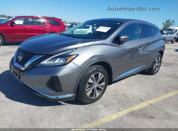 5N1AZ2AS9LN161049 2020 NISSAN MURANO Gray Առջևի ձախ երեք քառորդ տեսարան