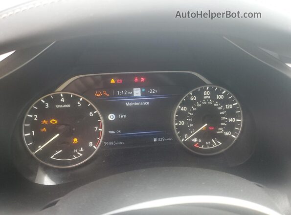 5N1AZ2CS5MC137390 2021 NISSAN MURANO Silver Widok zestawu wskaźników