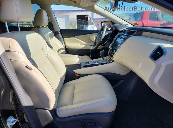 5N1AZ2CS9MC123220 2021 NISSAN MURANO Black Widok wnętrza z przodu