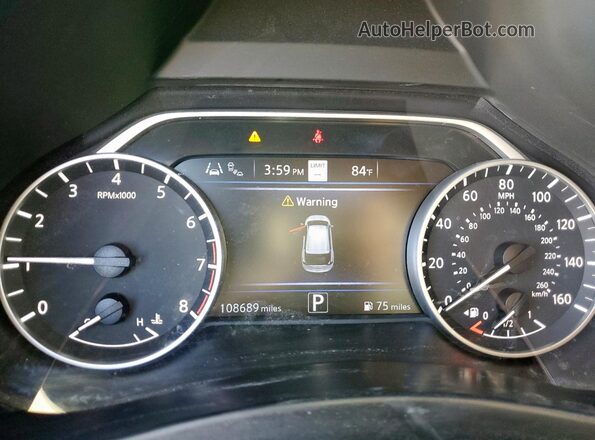 5N1AZ2DJ2MC110251 2021 NISSAN MURANO White Սարքավորումների վահանակի տեսք