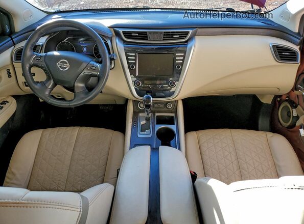 5N1AZ2DS3MC131845 2021 NISSAN MURANO Burgundy Առջևի վահանակի տեսք
