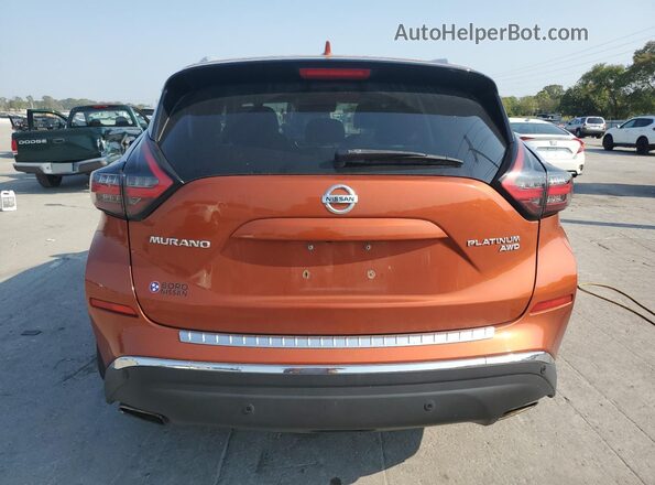 5N1AZ2DSXMC124696 2021 NISSAN MURANO Orange უკანა ხედი