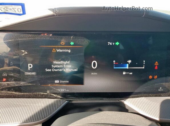 5N1AZ3BJ3SC132250 2025 NISSAN MURANO White Սարքավորումների վահանակի տեսք