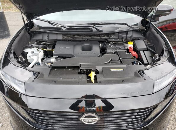 5N1AZ3CS8SC100031 2025 NISSAN MURANO Black ძრავის განყოფილების ხედი