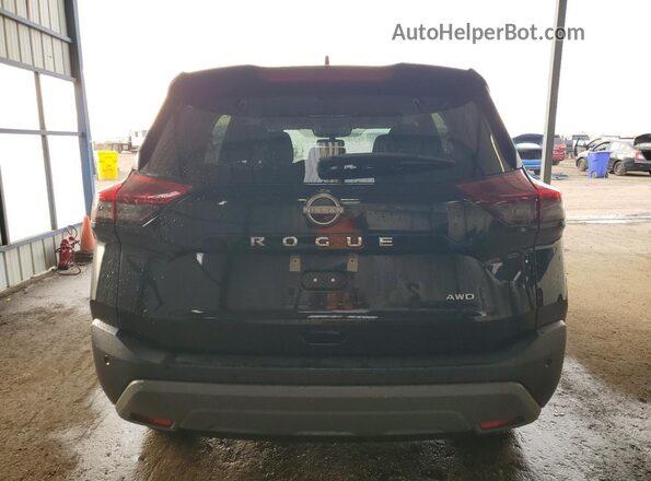 5N1BT3AB0PC847686 2023 NISSAN ROGUE Black Вид ззаду