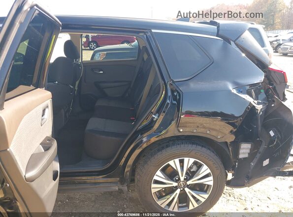 5N1BT3BB1NC693436 2022 NISSAN ROGUE Черный Вид наклейки с VIN-кодом