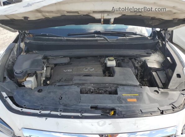 5N1DL0MM3LC507155 2020 INFINITI QX60 White Widok wnętrza z tyłu