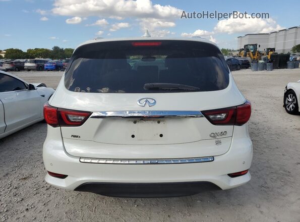 5N1DL0MM3LC507155 2020 INFINITI QX60 White Widok z tyłu