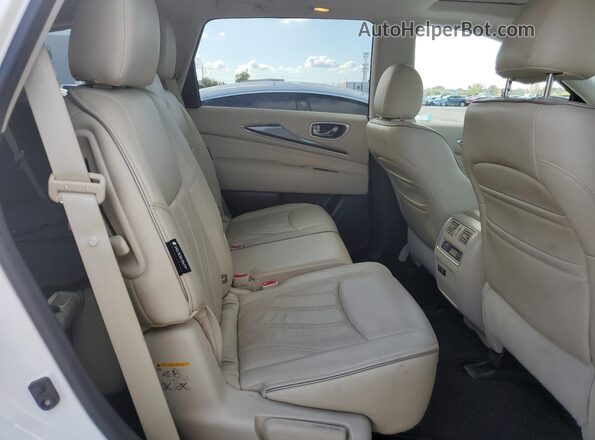 5N1DL0MM3LC507155 2020 INFINITI QX60 White Widok tylnych siedzeń