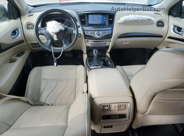 5N1DL0MM3LC507155 2020 INFINITI QX60 White Widok deski rozdzielczej